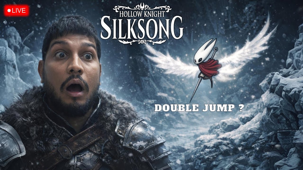 🔴SILKSONG LIVE: 🔥CAN I GET DOUBLE JUMP IN 1st TRY🪶?... Hardest GAME So Far😱 