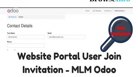 How User can Send Invitations to New User to Join Website | Odoo App Feature #odoo #invitation