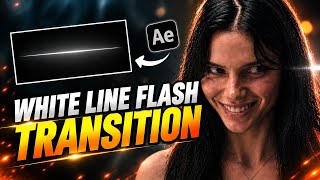 White Line Flash Transition Tutorial | After Effects #transitiontutorial 