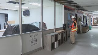 Work on Waldron Middle School continues as elementary reopens following storm damage
