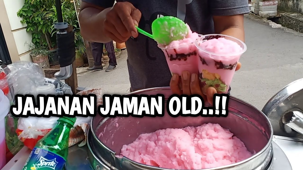 JAJANAN SEKOLAH JAMAN  DULU  MAKANAN DAN MINUMAN ANAK  