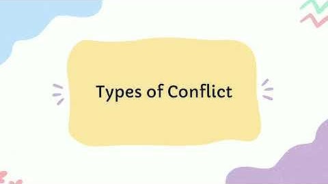 Types of Conflict | External and Internal Conflict