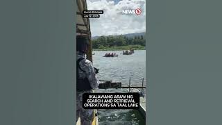Search and retrieval operations sa Taal Lake, ipinagpatuloy sa ikalawang araw