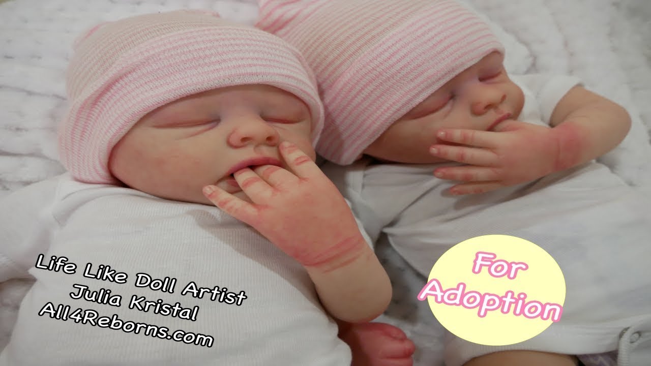 Reborn Baby Doll Twins for Adoption 