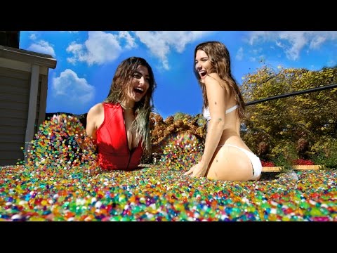 10 Million Orbeez In Hot Tub!