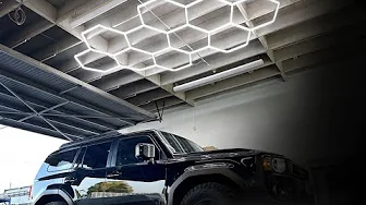 Upgrade Your Garage Lighting Game! 🌟 Hykoont 37620LM Hexagon LED Lights