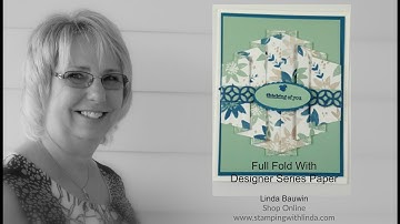 Full Fold Card With Designer Series Paper