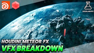 VFX Breakdown: Epic Meteor Falling in HoudiniFX - Redshift3D