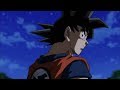 Goku reenacting his fight with grandpa gohan in dragonball super