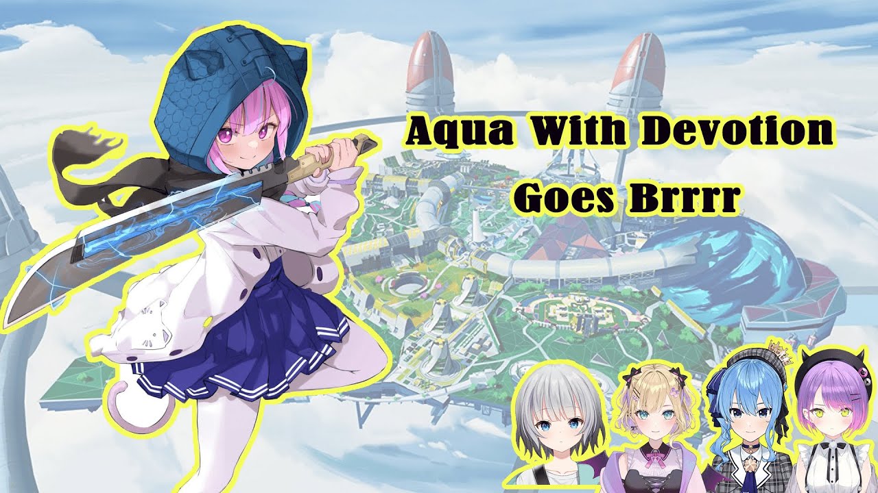 Minato Aqua Use Devotion Goes Brrrrrr at VSaikyo Scrims Last Day - Apex Legends