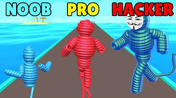 ROPE-MAN RUN All Levels Gameplay Walkthrough - iOS, Android Lvl free