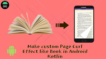 Custom page curl effect like book in Android Kotlin in easiest way💯 || No libraries used ||