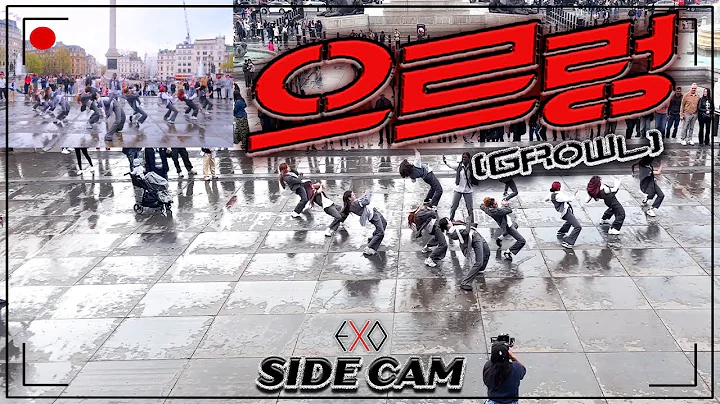 [KPOP IN PUBLIC | SIDE CAM | 4K] EXO(엑소) - Growl(으르렁) | London | Trafalgar Square | All Girls