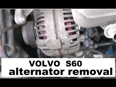 volvo-s60-v70-xc70-alternator-(or-a/c-compressor)-removal---turbo-and-n/a-engines-2001-2009