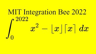 MIT Integration Bee 2022 - #3