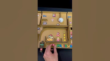 Homemade Athletic Maze. Cardboard Crafts.