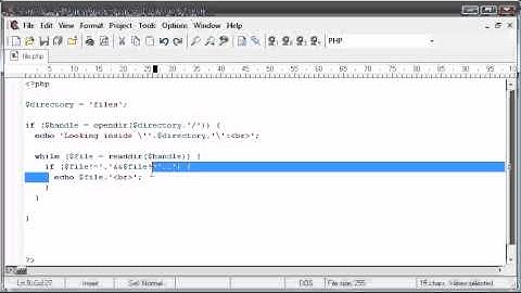 Beginner PHP Tutorial - 83 - File Handling: Listing Files Part 2
