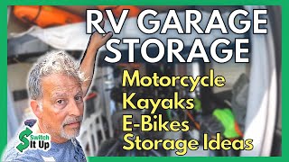 RV Toy Hauler Garage Organization.