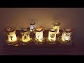 Dollar Tree Tutorial. Sparkly lighted mason jars with base.