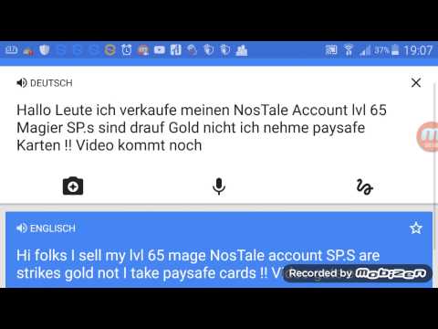 NosTale Account zuverkaufen