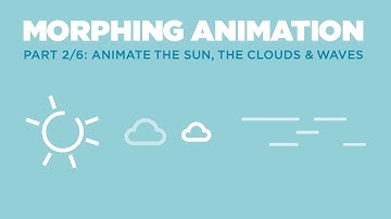 Morphing Animation Tutorial: Animating the Sun, the clouds and waves (Part 2/6)