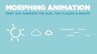 Morphing Animation Tutorial: Animating the Sun, the clouds and waves (Part 2/6)