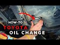 Toyota Oil Change, Toyota Oil Canister Tutorial