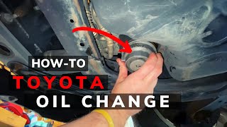 Toyota Oil Change, Toyota Oil Canister Tutorial