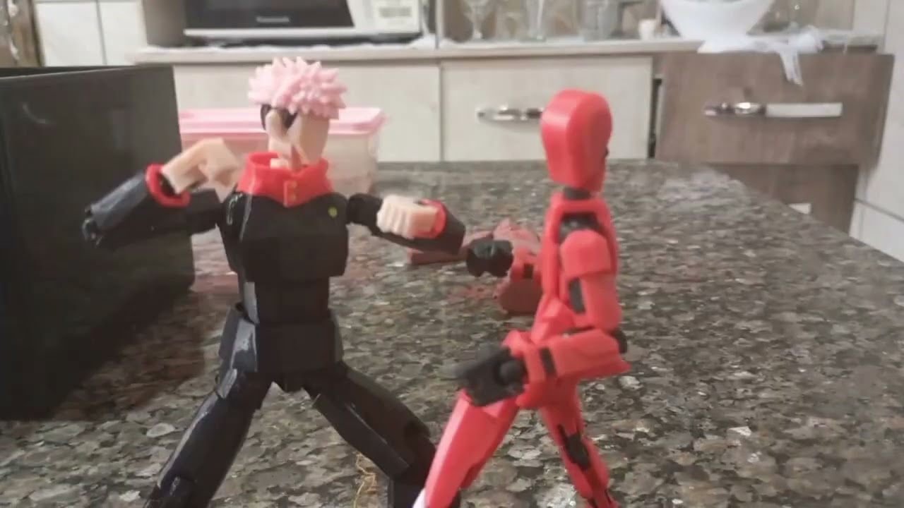 Fragmentation (stop-motion fight) 
