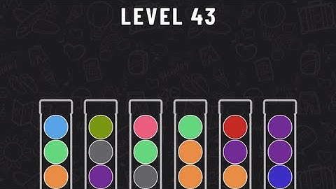 Ball Sort Puzzle Level 43 #ballsortpuzzle #ballsortpuzzlegameplay #puzzlegame #mobilegames