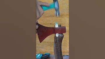 Tips Easy axe handle repair #easy #axe #repairs #shorts