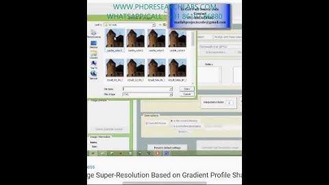 Single Image Super Resolution Based on Gradient Profile Sharpness -MATLAB ASSIGNMENTS PROJECTS