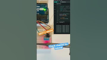 Dht11 sensor with arduino #subscribe #viral #arduino #sensor #dht11 #shorts