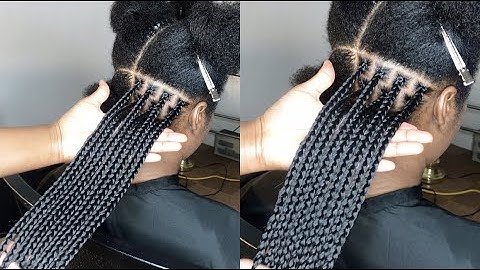 BRAIDS CLASS: Get Perfect box braids size, Parting size for spacing, and Fullness + Gripping roots