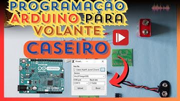 COMO FAZER Programação Arduino para VOLANTE CASEIRO | JOYSTICK PC | CELULAR | WheelConfig | XLoader