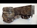 Scania V8 R730 Restoration Abandoned semi trailer truck