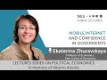 Online lecture by Ekaterina Zhuravskaya "Mobile internet and confidence in governments"