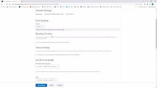 Faculty - Account Settings
