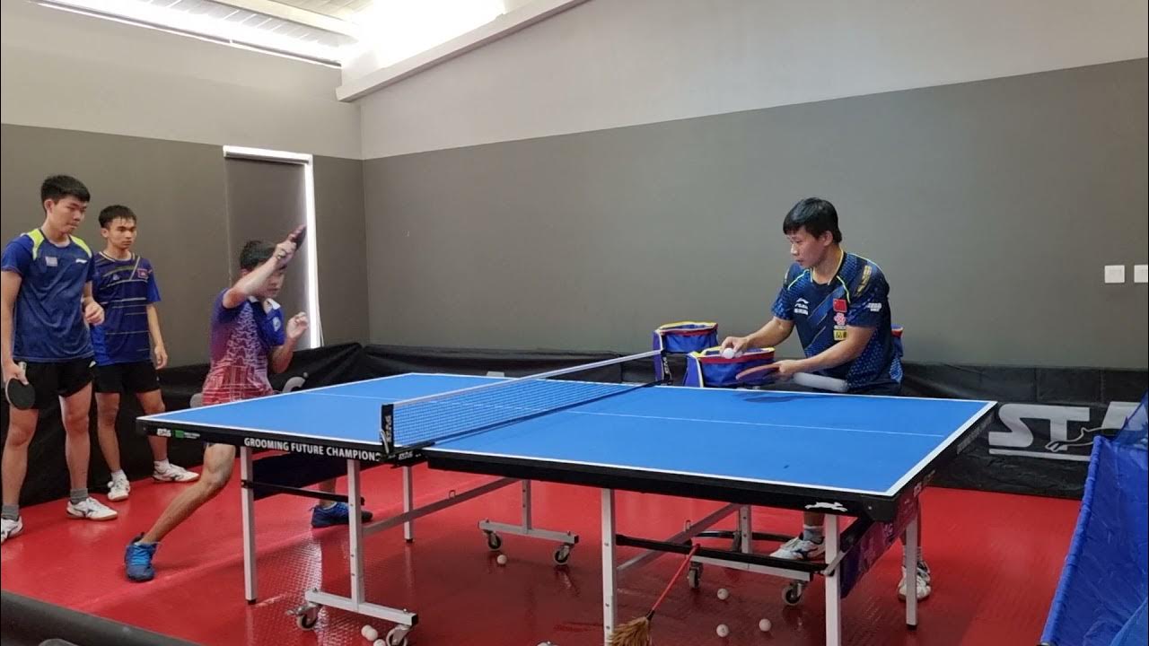 Forehand underspin Coaching by Phannith ( Cambodia Table Tennis Today
