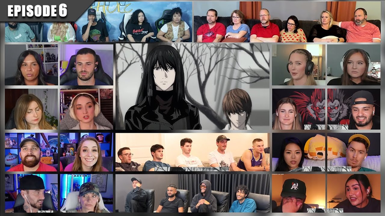 [Full Episode] Death Note Episode 6 Reaction Mashup | デスノート - YouTube