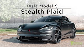 Black Tesla Model S Plaid goes Stealth with Xpel Stealth Paint Protection Film Wrap by T Sportline