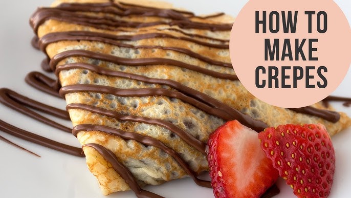 Strawberry Crepes with Homemade Whipped Cream - Jessica Gavin