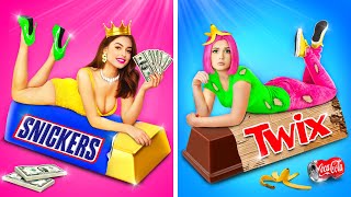 Rich Girl vs Broke Girl | Compare Types of Normal and Rich Girls! Epic Battle by RATATA CHALLENGE