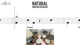 How to Play 🥁 - Natural   Imagine Dragons Resimi