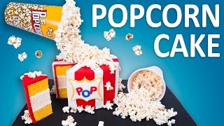 How to Make a Gravity Defying Popcorn Cake (Cooking Fever Cake) from Cookies Cupcakes and Cardio