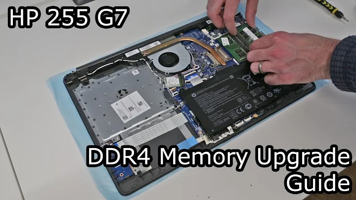 HP 250/255 G7 - DDR4 RAM Memory Upgrade Guide - 6BN96EA