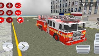 Real Fire Truck Tractor Excavator Police \& Train Ride On Car Driving  - Android gameplay ASSDX72