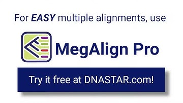 DNASTAR - Multiple Sequence Alignment in MegAlign Pro