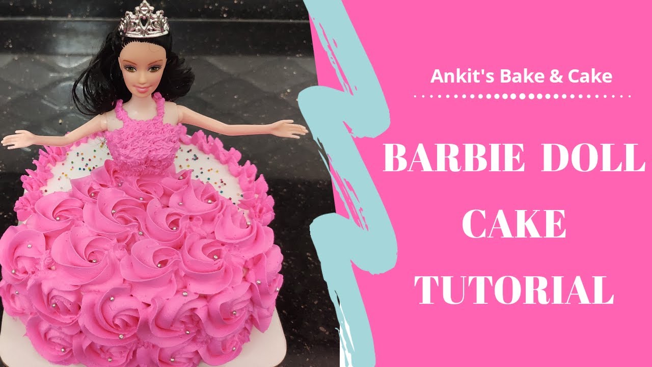 Barbie Doll Cake Tutorial | Barbie Doll Cake Decoration For Beginners | 🎂🔥🔥🔥