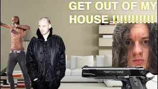 MC Ride and Zach Hill from Death Grips break into my house!!!